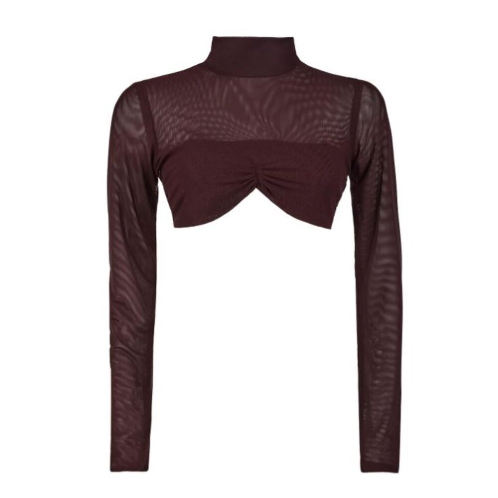 Mariandree Gaitan Clara Top in Brown